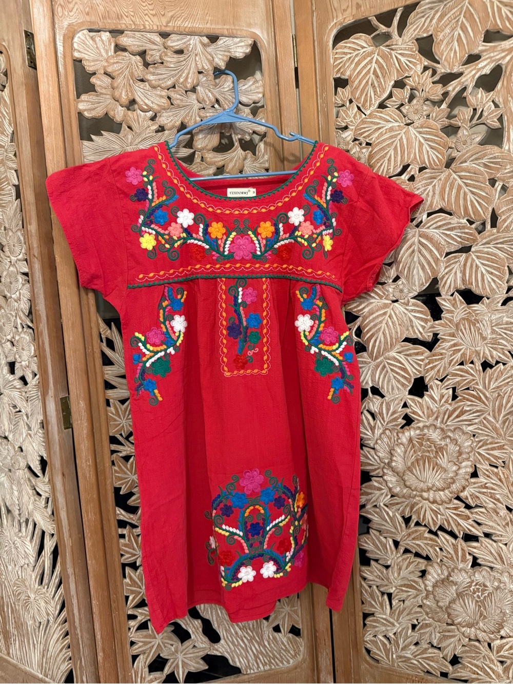 Women’s Embroidered Mexican Dress